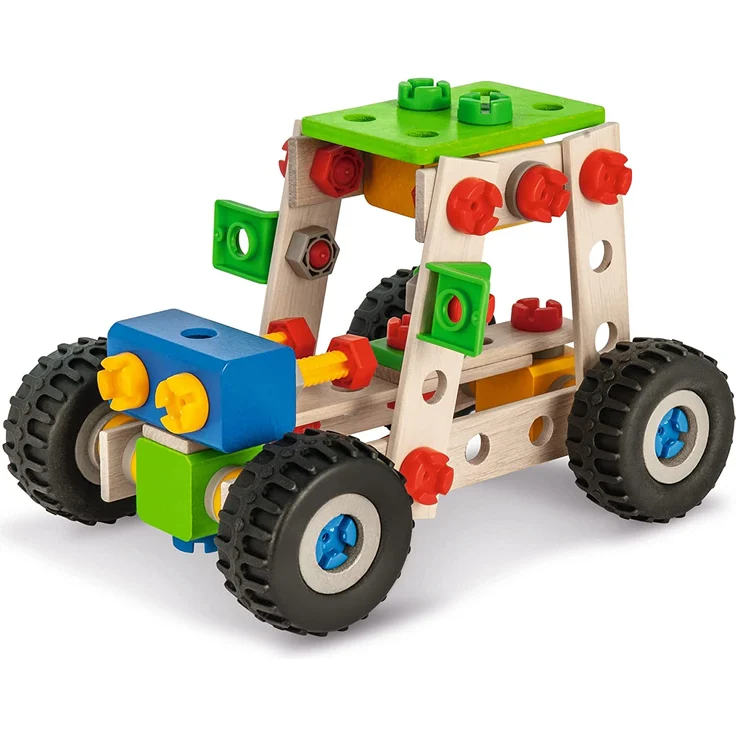 Eichhorn 100039028 - Constructor Quad, 100-tlg., Holz-Konstruktions-Set, 4 verschiedene Modellvarianten baubar, FSC 100% Zertifiziertes Buchenholz, Made in Germany – Bild 2