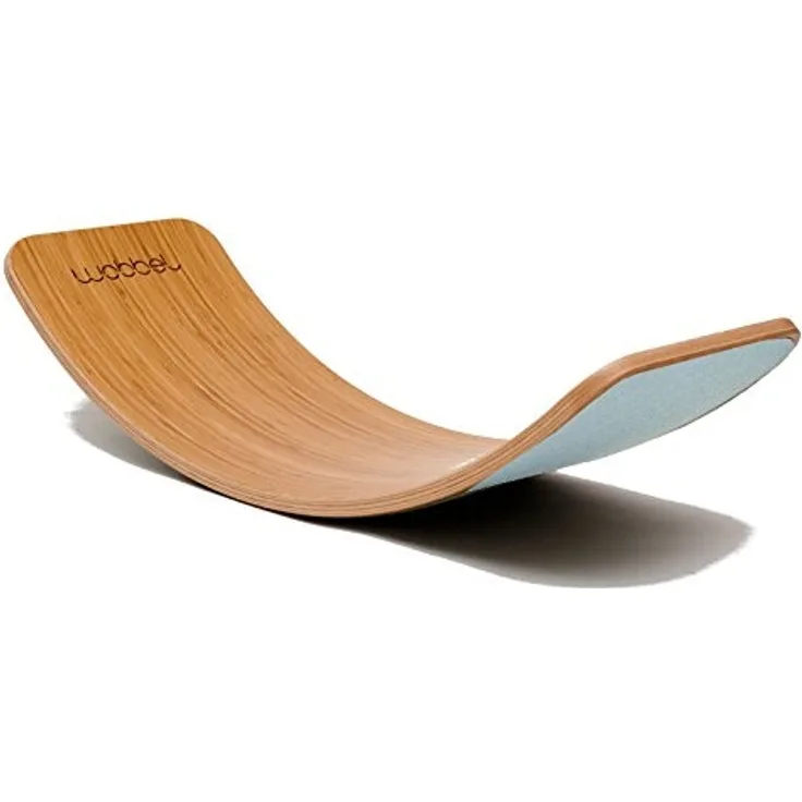Wobbel Original Bambus Balance Board Sky