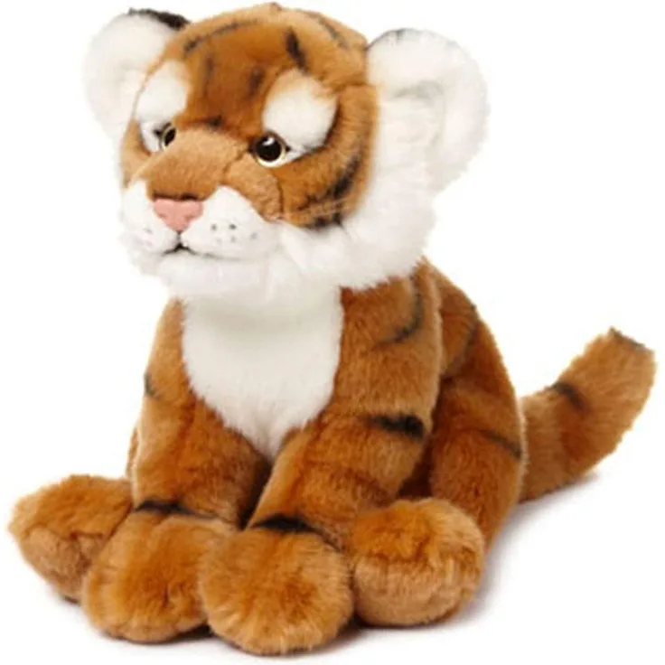 WWF WWF00606 Plüsch Tiger, realistisch gestaltetes Plüschtier, ca. 23 cm groß und wunderbar weich