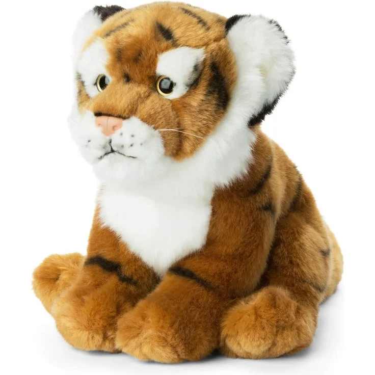 WWF WWF00606 Plüsch Tiger, realistisch gestaltetes Plüschtier, ca. 23 cm groß und wunderbar weich – Bild 3