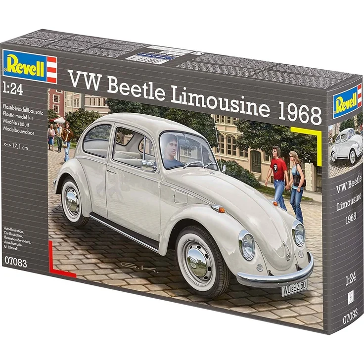 Revell Modellbausatz Auto 1:24 - Volkswagen VW Käfer 1968 (VW Beetle) im Maßstab 1:24, Level 4, originalgetreue Nachbildung mit vielen Details, 07083 – Bild 12