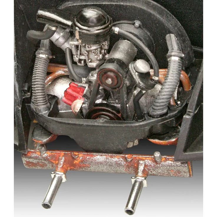 Revell Modellbausatz Auto 1:24 - Volkswagen VW Käfer 1968 (VW Beetle) im Maßstab 1:24, Level 4, originalgetreue Nachbildung mit vielen Details, 07083 – Bild 6