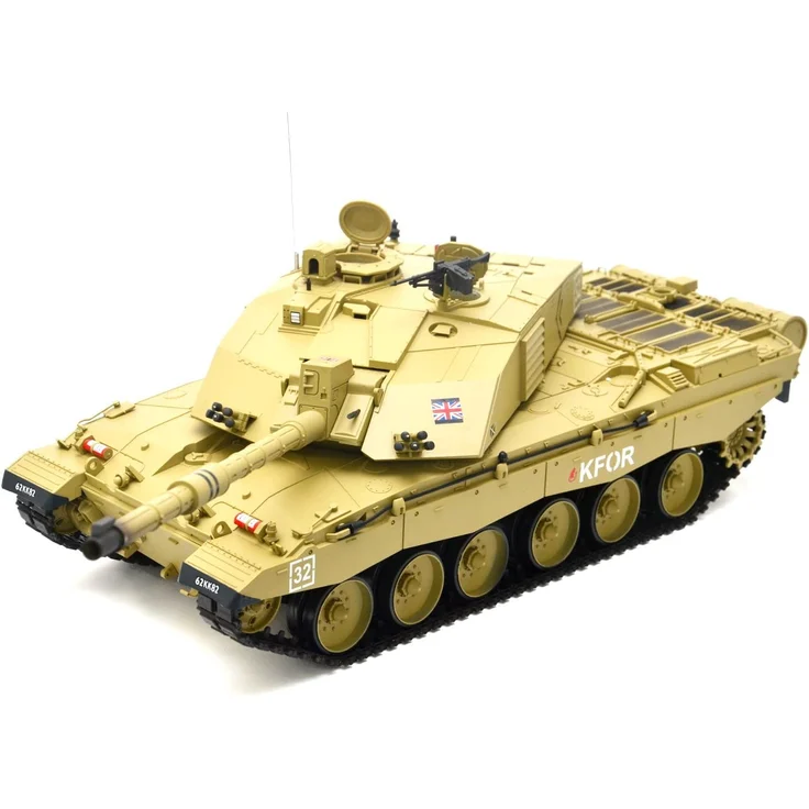 RC Panzer "Britischer Challenger 2" Heng Long 1:16 mit Rauch&Sound und Stahlgetriebe -2,4Ghz -V6. 0 – Bild 8