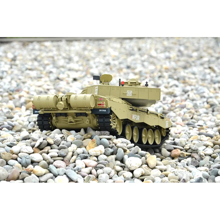 RC Panzer "Britischer Challenger 2" Heng Long 1:16 mit Rauch&Sound und Stahlgetriebe -2,4Ghz -V6. 0 – Bild 9