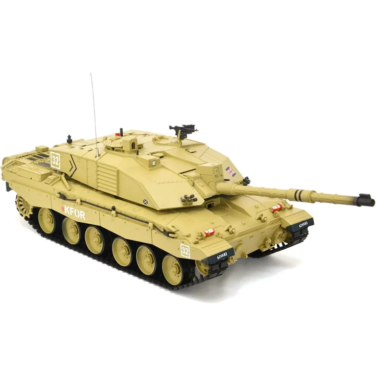 RC Panzer "Britischer Challenger 2" Heng Long 1:16 mit Rauch&Sound und Stahlgetriebe -2,4Ghz -V6. 0 – Bild 2