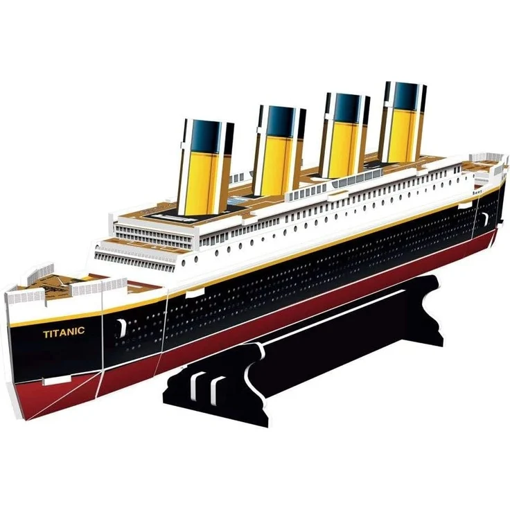 Revell 3D Puzzle 00112 RMS Titanic, das wohl berühmteste Schiff Welt in 3D entdecken, Bastelspass für Jung und Alt, farbig – Bild 4
