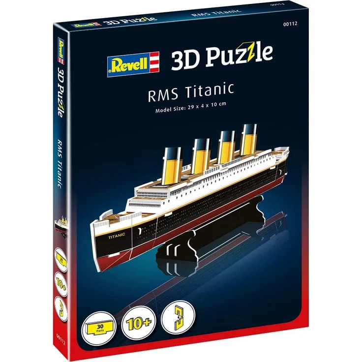 Revell 3D Puzzle 00112 RMS Titanic, das wohl berühmteste Schiff Welt in 3D entdecken, Bastelspass für Jung und Alt, farbig – Bild 2