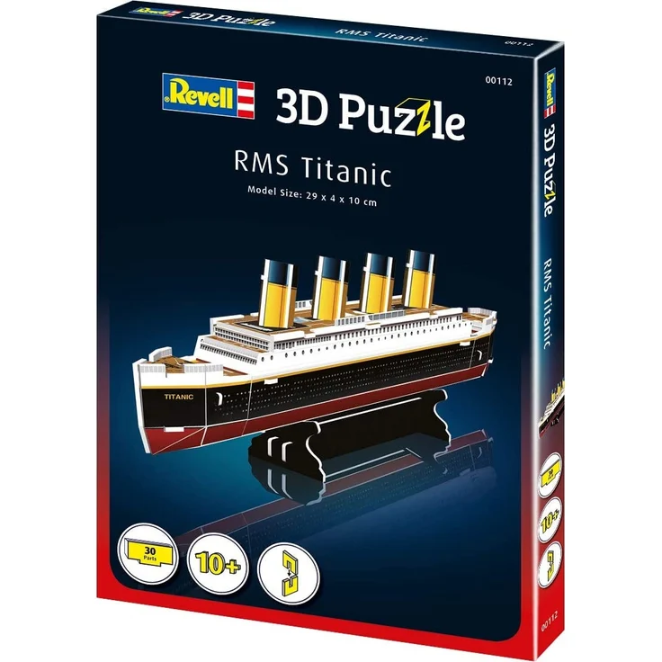 Revell 3D Puzzle 00112 RMS Titanic, das wohl berühmteste Schiff Welt in 3D entdecken, Bastelspass für Jung und Alt, farbig – Bild 7