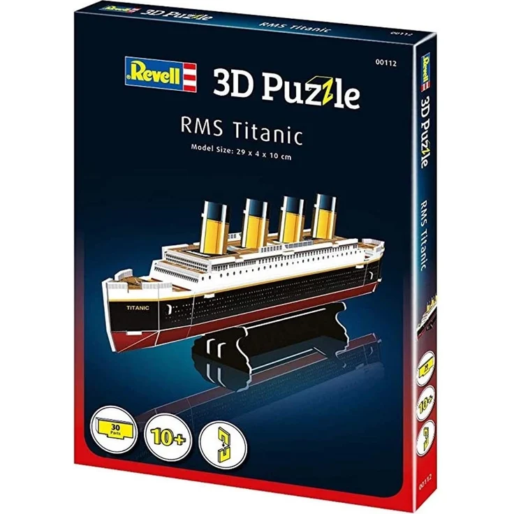 Revell 3D Puzzle 00112 RMS Titanic, das wohl berühmteste Schiff Welt in 3D entdecken, Bastelspass für Jung und Alt, farbig – Bild 6