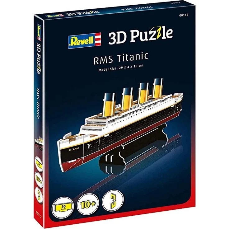 Revell 3D Puzzle 00112 RMS Titanic, das wohl berühmteste Schiff Welt in 3D entdecken, Bastelspass für Jung und Alt, farbig – Bild 5