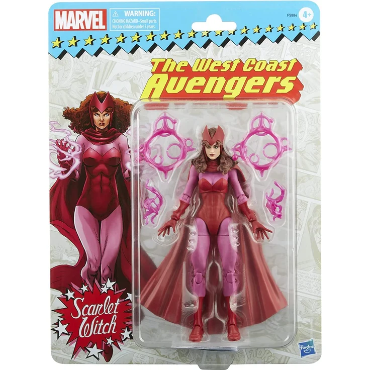 Marvel Legends Retro Series Actionfigur Scarlet Witch (West Coast Avengers) 15 cm – Bild 1
