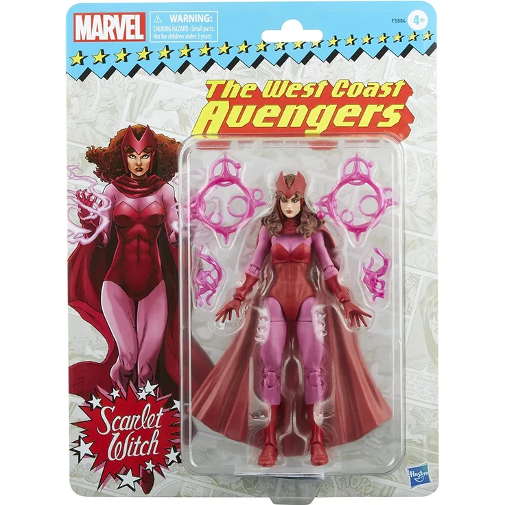Marvel Legends Retro Series Actionfigur Scarlet Witch (West Coast Avengers) 15 cm