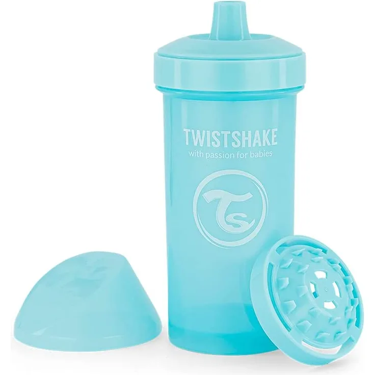 Vital Innovations 78280 Trinkbecher Twistshake Kid Cup, 360 ml, blau