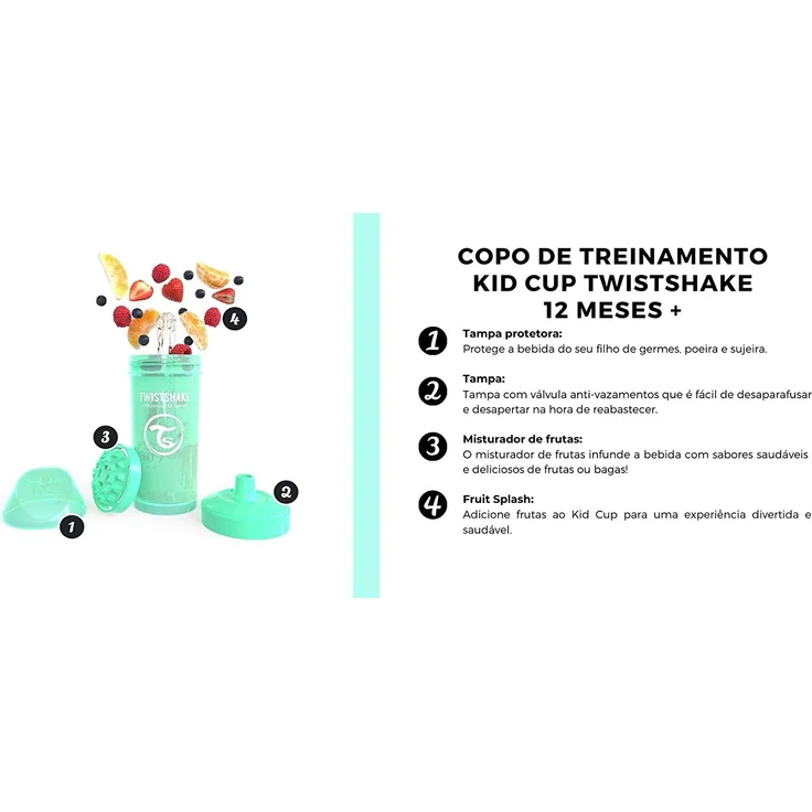 Vital Innovations 78280 Trinkbecher Twistshake Kid Cup, 360 ml, blau – Bild 4