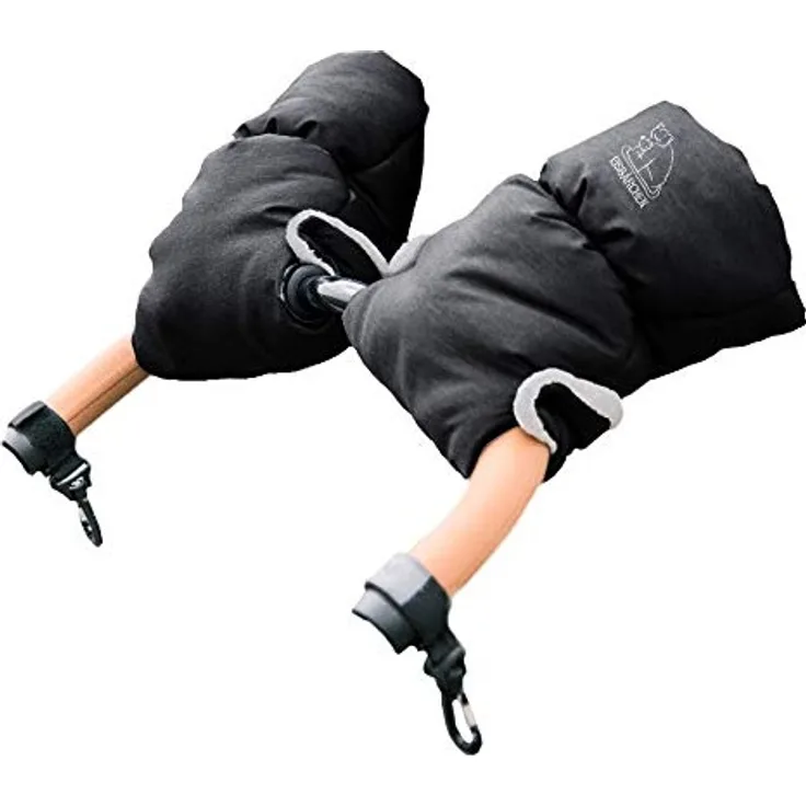 Eisbärchen Handwärmer Kinderwagenmuff Universalgröße (GM grau-meliert)