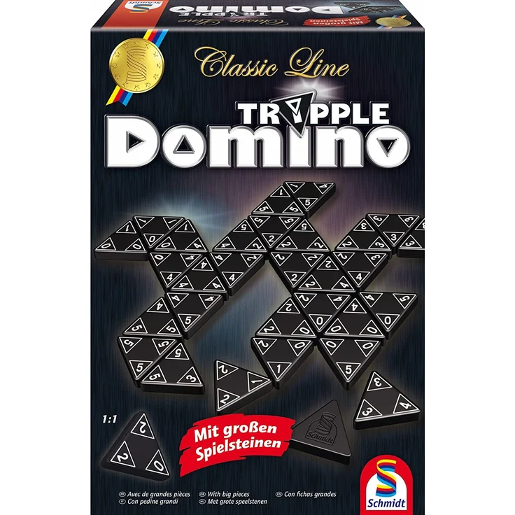 Schmidt Spiele Classic Line Tripple-Domino – Bild 2