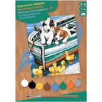Mammut Junior Painting by Numbers - Hundchen und Enten(8221332)