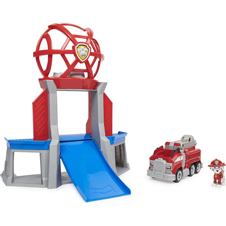 PAW Patrol Spielset zum Kinofilm mit Adventure City-Turm Löschzug und Marshall-Figur Play vehicle track Indoor 3 Jahr(e) Kunststoff Mehrfarbig