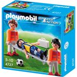PLAYMOBIL 4727 - Sanitäter mit verletztem Fussballspieler