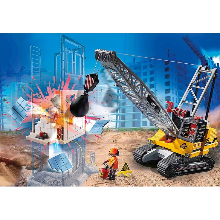 Playmobil 70442 - City Action - Seilbagger mit Bauteil – Bild 2