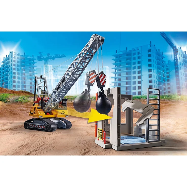 Playmobil 70442 - City Action - Seilbagger mit Bauteil – Bild 7