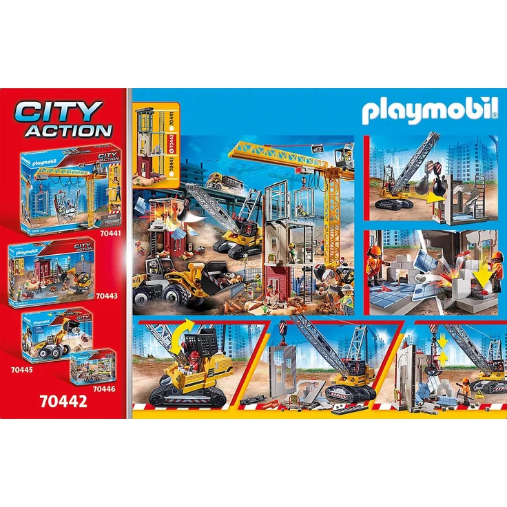 Playmobil 70442 - City Action - Seilbagger mit Bauteil – Bild 9