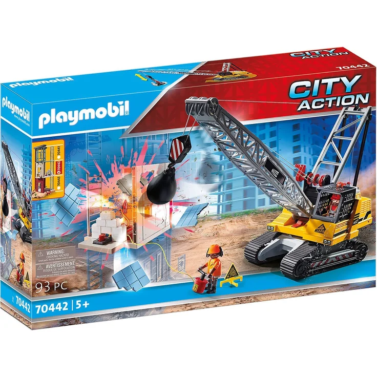 Playmobil 70442 - City Action - Seilbagger mit Bauteil – Bild 1