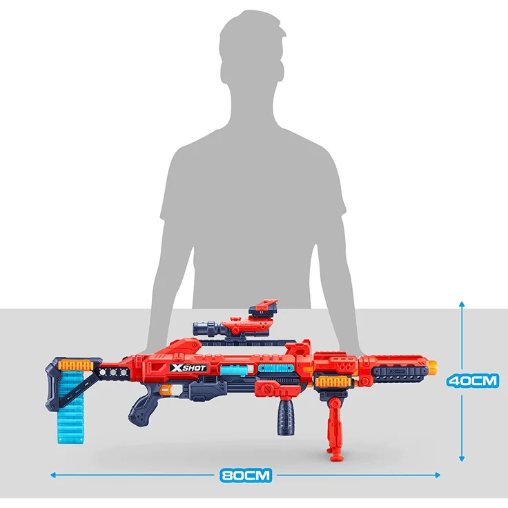 X-Shot Excel Regenerator Schaumstoffdart-Blaster, 1000+ Kombinationen (48 Darts) – Bild 7
