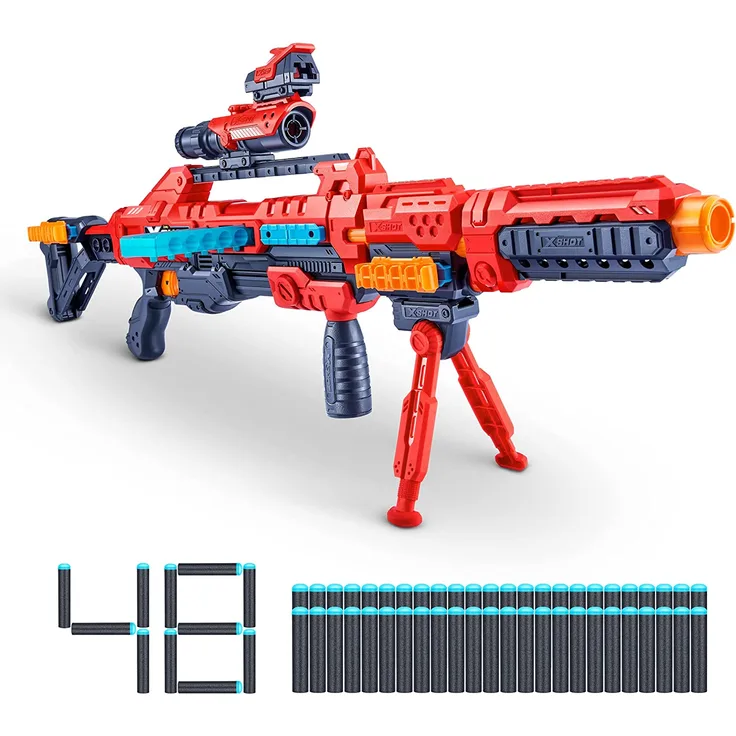 X-Shot Excel Regenerator Schaumstoffdart-Blaster, 1000+ Kombinationen (48 Darts)