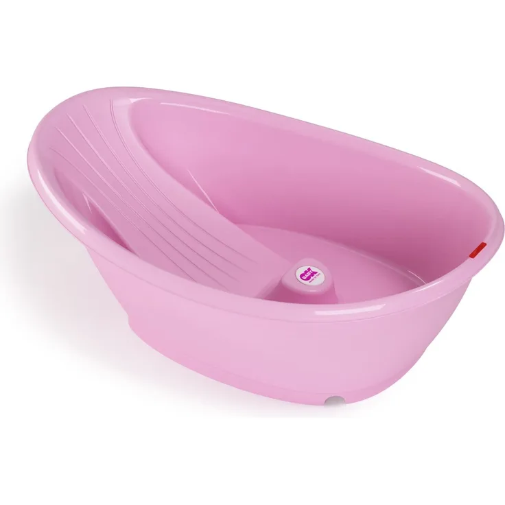 OKBABY Bella - Die gemütliche Badewanne für Neugeborene und Babys von 0-12 Monate - Hellblau, 39231400, Pink, Pink