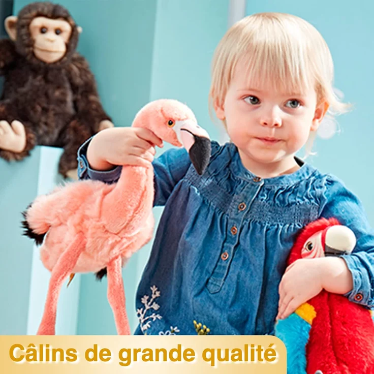 Living Nature Stofftier - Flamingo (30cm) – Bild 3
