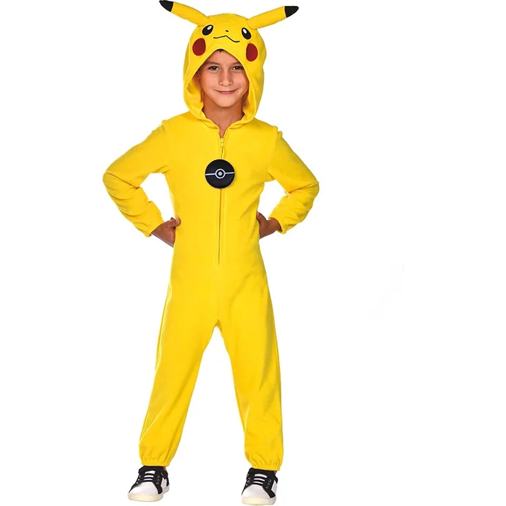 amscan 9908882 Unisex-Kinderkostüm mit Pikachu-Lizenzprodukt, offizielles Pokémon-Lizenzprodukt (3-4 Jahre) - Preisvergleich – Bild 1