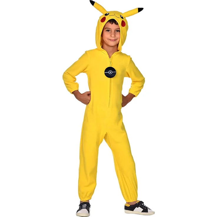 amscan 9908882 Unisex-Kinderkostüm mit Pikachu-Lizenzprodukt, offizielles Pokémon-Lizenzprodukt (3-4 Jahre) - Preisvergleich – Bild 2