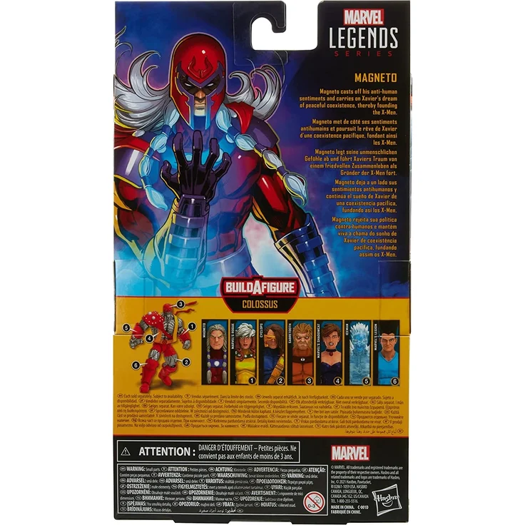 actionfigur Magneto junior 15 cm rot/lila 6-teilig – Bild 3