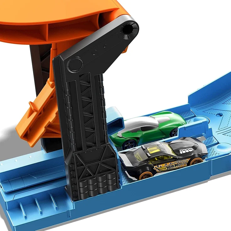 Hot Wheels Monster Truck Stunt-Reifen-Spielset inkl. 2 Spielzeugautos – Bild 8