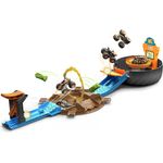 Hot Wheels Monster Truck Stunt-Reifen-Spielset inkl. 2 Spielzeugautos