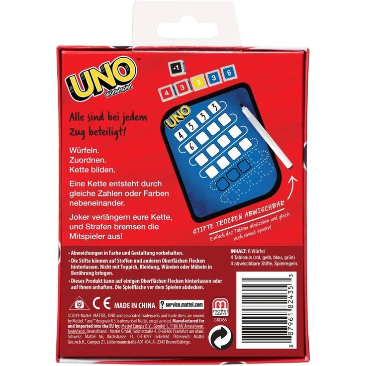 Mattel Games - UNO Würfelspiel - Preisvergleich – Bild 6