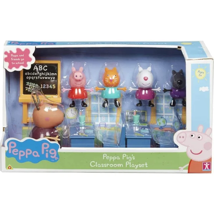 Character World - Klassenzimmer Spielset Peppa Wutz Peppa Pig Vorschule
