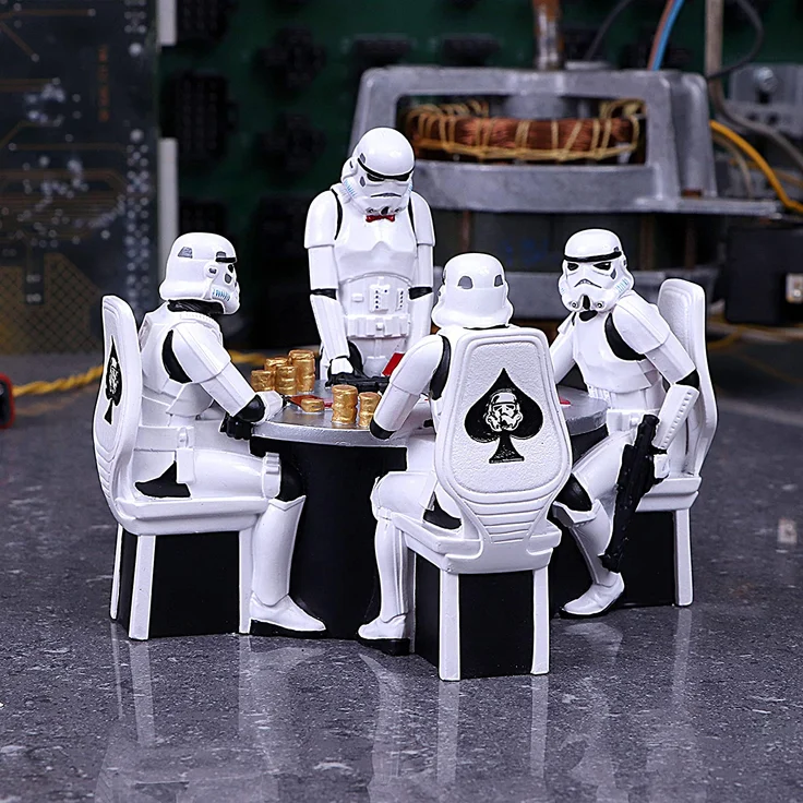 Star Wars Diorama Stormtrooper Poker Face 18 cm – Bild 5