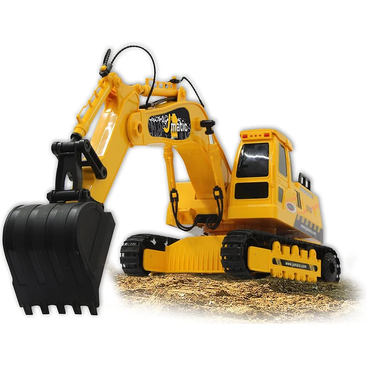 RC Bagger J-Matic Jungen 2,4 Ghz gelb 1:27 – Bild 2