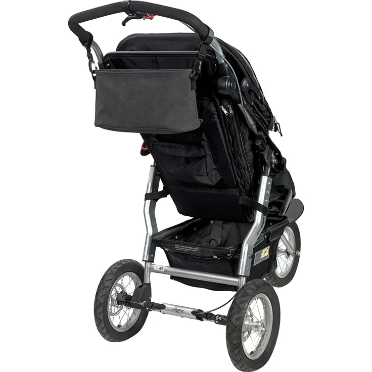 LÄSSIG Kinderwagenorganizer Kinderwagentasche mit Kinderwagenhaken/Tender Buggy Organizer anthracite – Bild 2