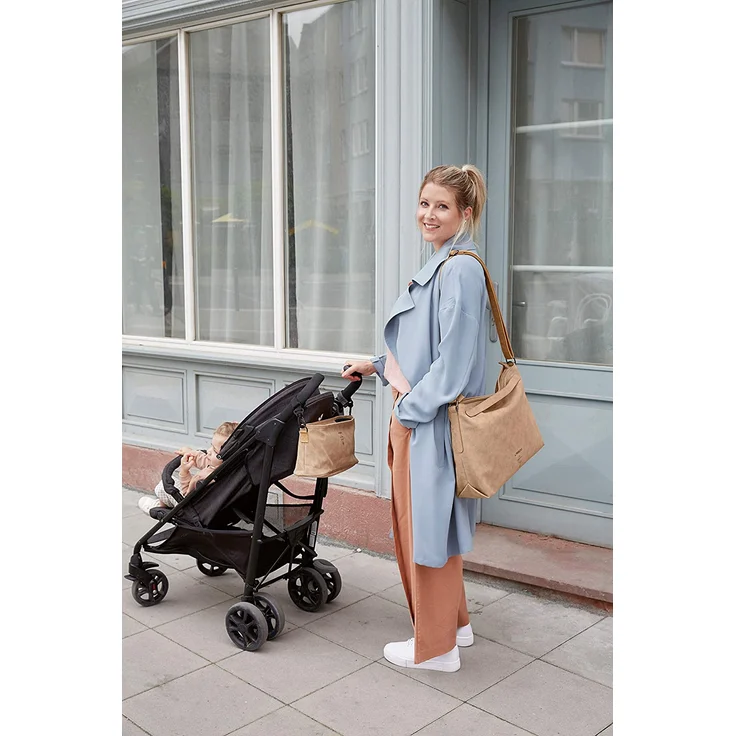 LÄSSIG Kinderwagenorganizer Kinderwagentasche mit Kinderwagenhaken/Tender Buggy Organizer anthracite – Bild 4