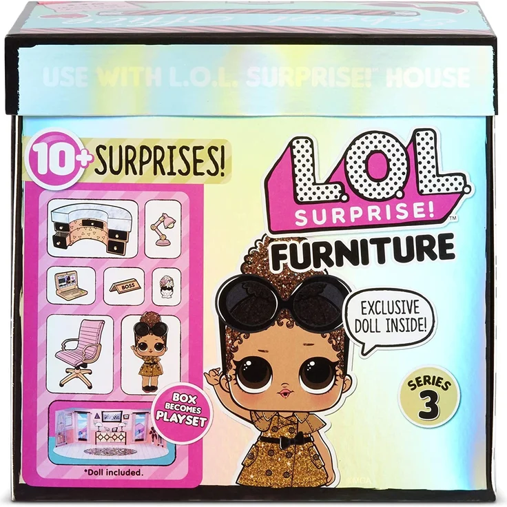 LOL Surprise Sammlerpuppen für Mädchen - Mit 10 Überraschungen & Accessoires - Boss Queen - Möbelserie 3 - Preisvergleich – Bild 6