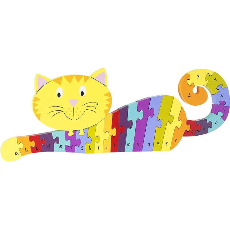 Orange Tree Toys Cat OTT04592 ABC Puzzle Katze, Bunt