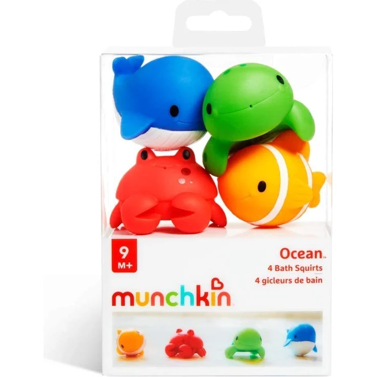 Munchkin - Ocean Spritztiere Badespielzeug, 4er-Pack – Bild 7