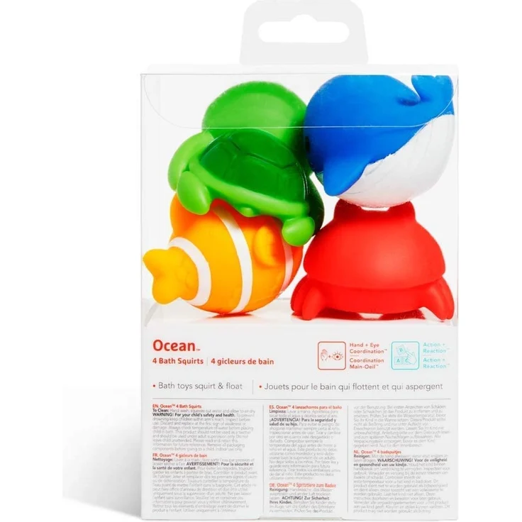 Munchkin - Ocean Spritztiere Badespielzeug, 4er-Pack – Bild 8