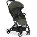 hauck Reise Buggy Travel N Care, für Kinder, bis 25 kg Belastbar, Leicht, Kompakt, Komfortable Sitz-/Liegefunktion, Leichtlaufräder, Federung, UV-Schutz 50+, Einhändig Klein Faltbar, Olive Grün