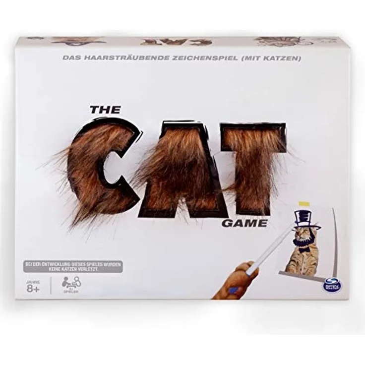 Spin Master Games 6046729 - The Cat Game, haariges, kreatives Ratespiel mit Katzen