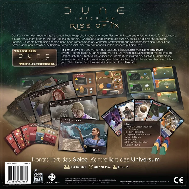 Dune Imperium - Rise of Ix (Erw. ) (deutsch) - Preisvergleich – Bild 3