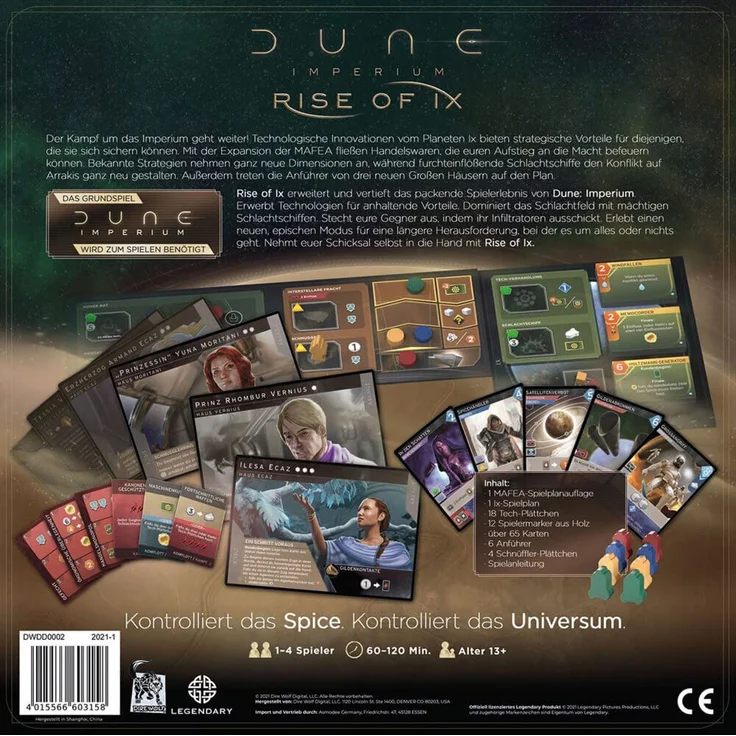 Dune Imperium - Rise of Ix (Erw. ) (deutsch) - Preisvergleich – Bild 7